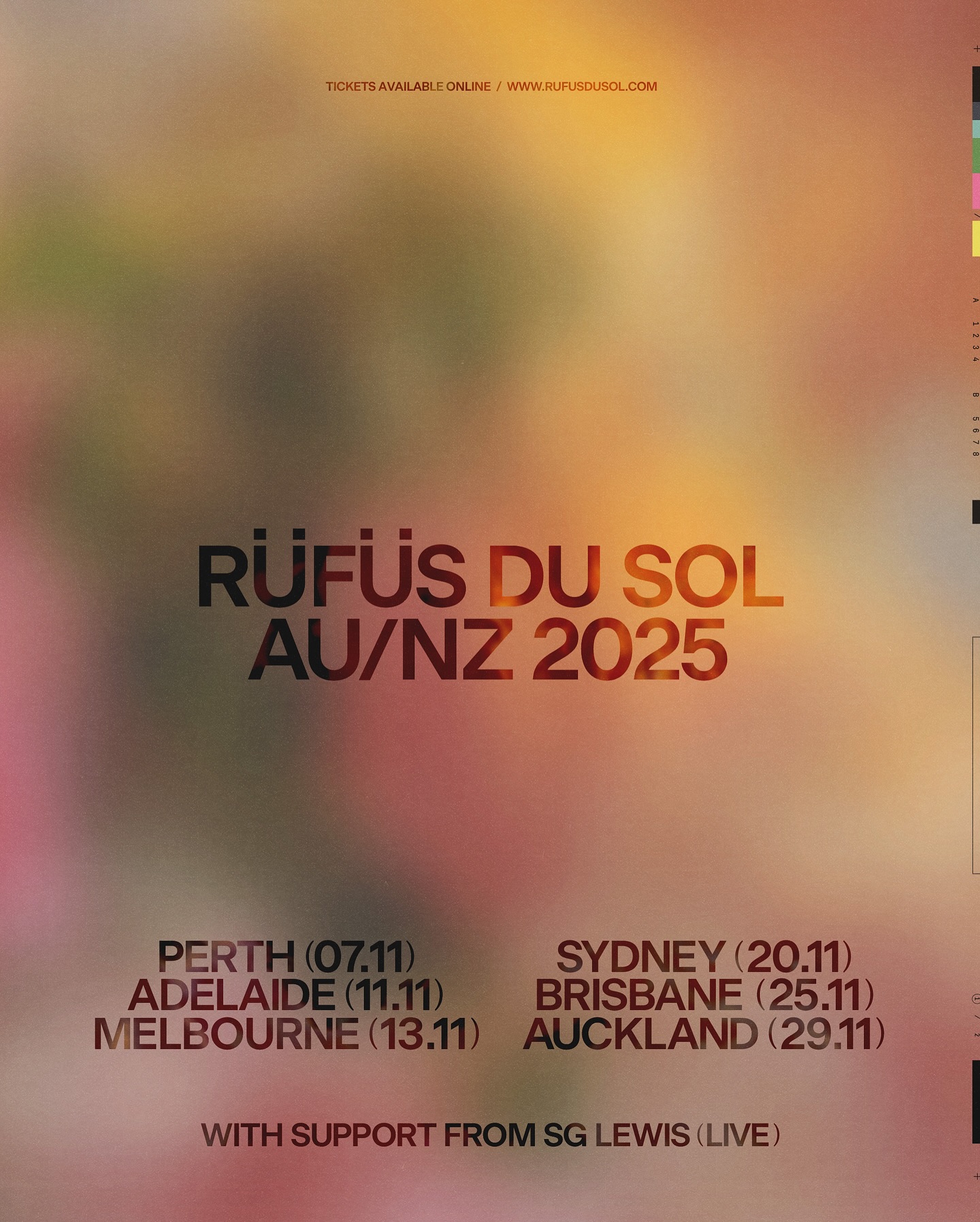 RÜFÜS DU SOL Inhale Exhale World Tour Poster 2026